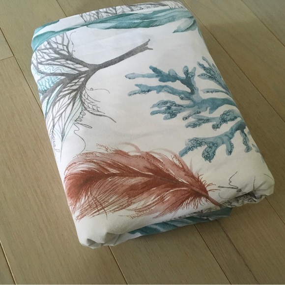 Pottery Barn Del Mar Coastal Percale Duvet Cover - Picture 3 of 6